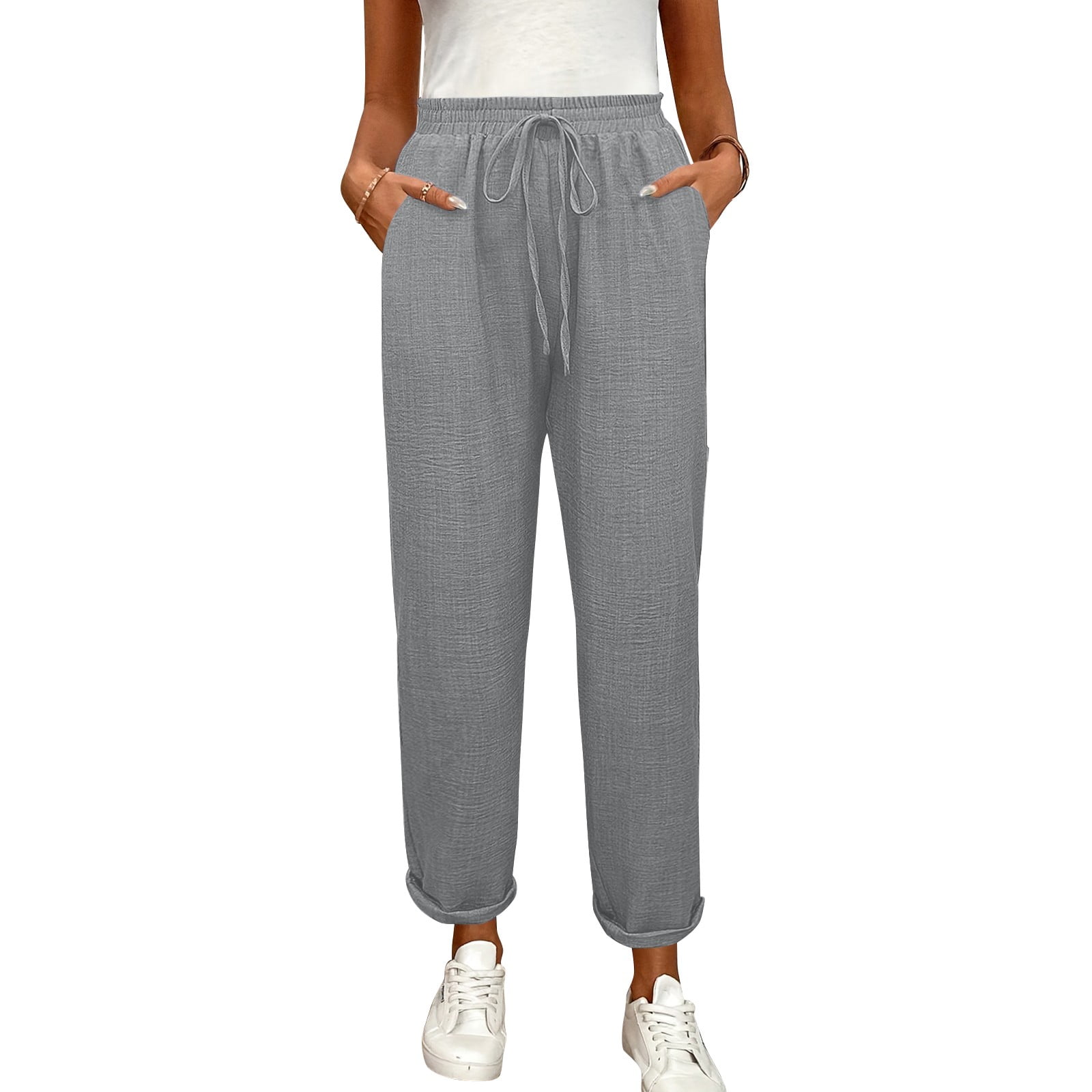 Womens-Plus-Size-Dress-Linen-