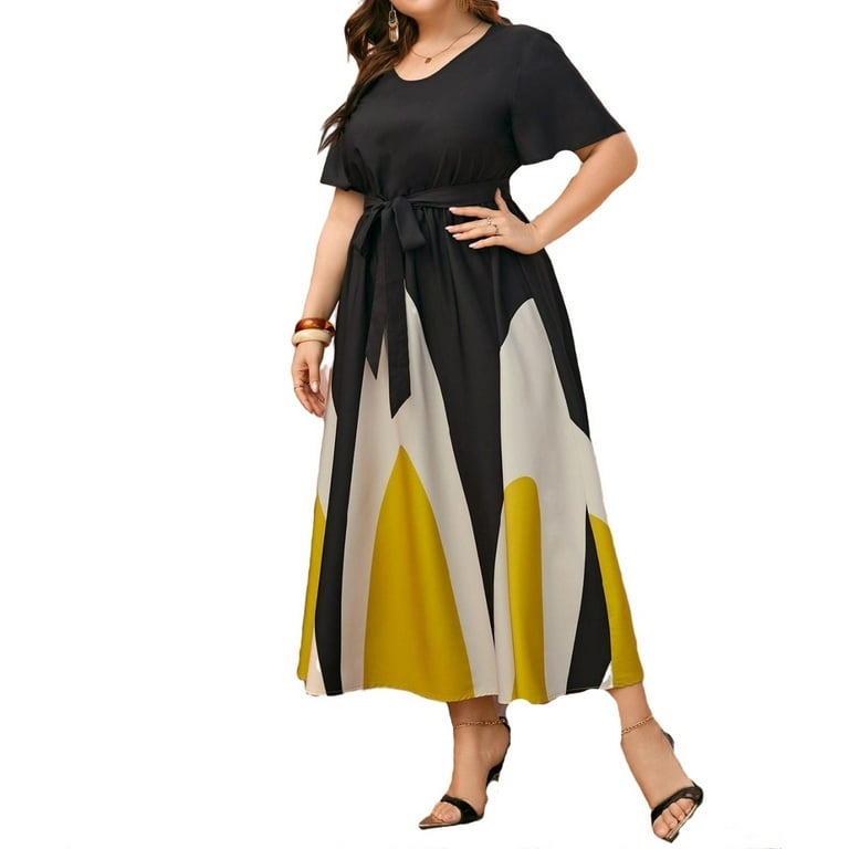 Walmart womens plus size dresses cheap