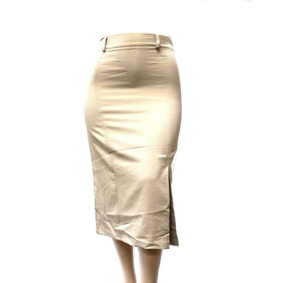 Womens Plus Size Dressy Office Work Maxi Skirt High Waisted Long Stretch 14 to 24
