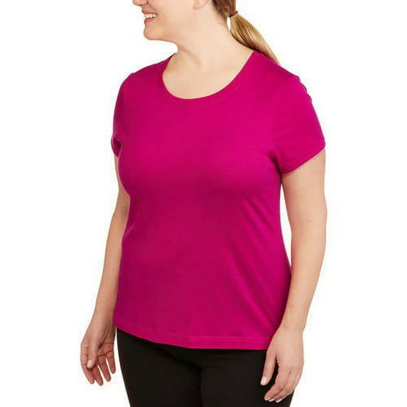 Womens Plus Size Dri More Core Workout Tee With Wicking