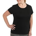 thumbnail image 1 of Womens Plus Size Dri More Core Workout Tee With Wicking, 1 of 1