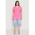 thumbnail image 1 of Womens Plus Size Fringe Hem Tee, 1 of 5