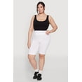 thumbnail image 1 of Womens Plus Size High Waist Cycling Shorts, 1 of 5