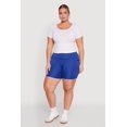thumbnail image 1 of Womens Plus Size High Waisted Biker Shorts with Cell Phone Pockets, 1 of 6