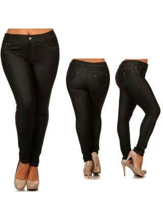 12 Pc Lot Womens Plus Size Pants Jeggings Skinny Jeans Look