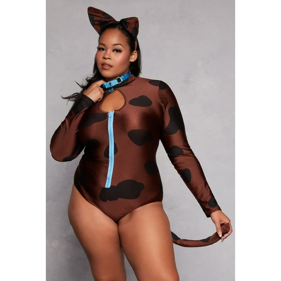 Womens Plus Size Sidekick Pup Costume