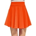 thumbnail image 1 of Womens Plus Size Skirts Solid High Waist Short A-Line Skirt With Built-In Shorts Running Tennis Sportswear Mini Skirts Spring Summer Fashion Skirt, 1 of 4
