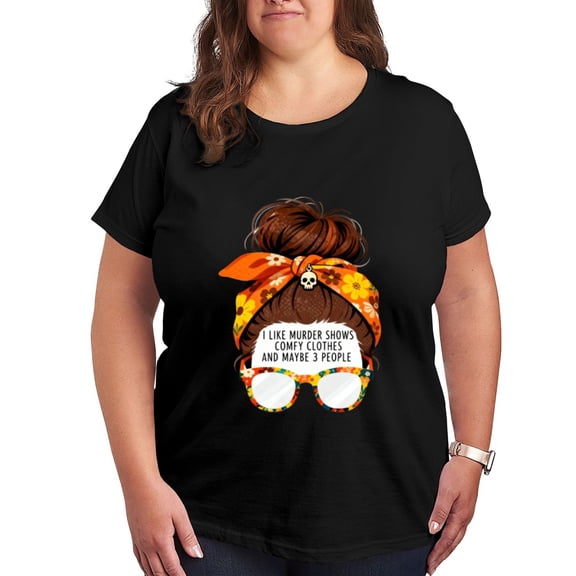 Womens Plus Size Skull Graphic Tees T-Shirts Trendy Tshirt Casual Short Sleeve Oversized Tops