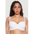 thumbnail image 1 of Womens Plus Size Solid Balconette Bra | Converts to Strapless, 1 of 7