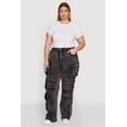 thumbnail image 1 of Womens Plus Size Straight Leg Utility Jeans, 1 of 5