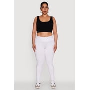 Womens Plus Size Stylish High Waisted Leggings
