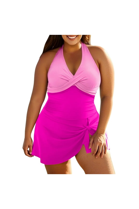 Womens Plus Size Swim Dress Swimsuit Bathing Suits Swim Suits