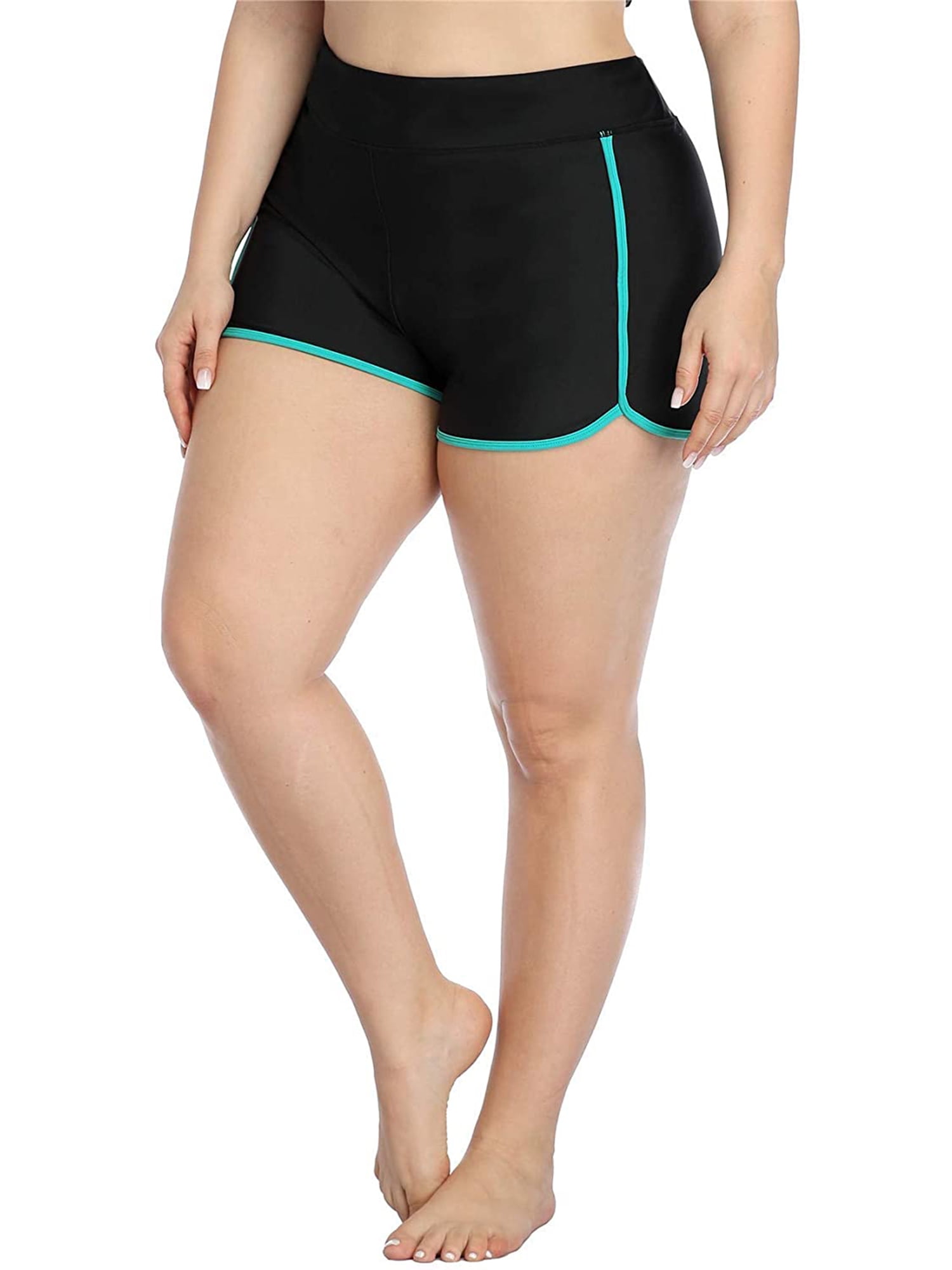Swimsuits for All Women's Plus Size Adjustable Swim Shorts, 24 - Navy