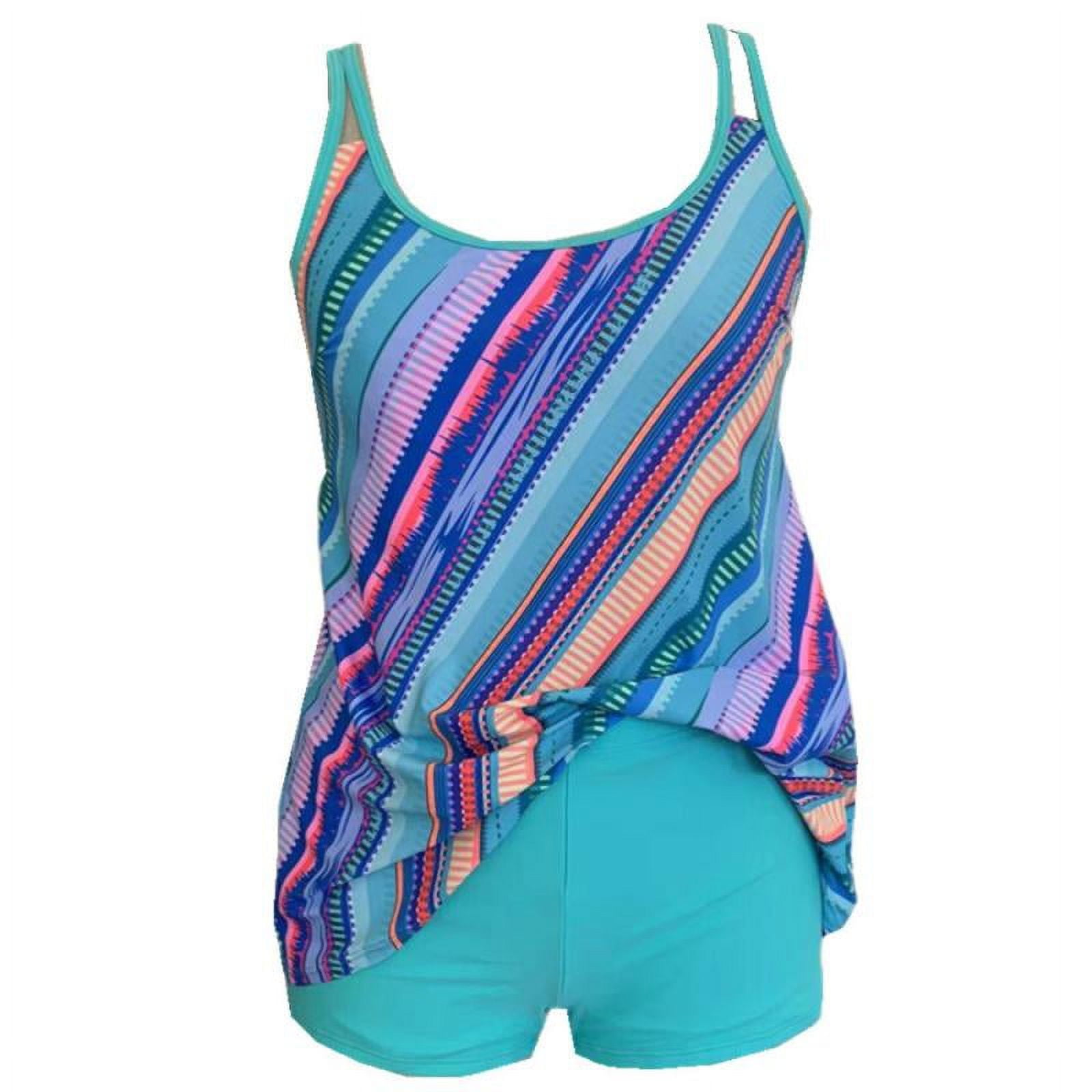 Womens Plus Size Swimsuits Bathing Suits Two Piece Tankini Tummy
