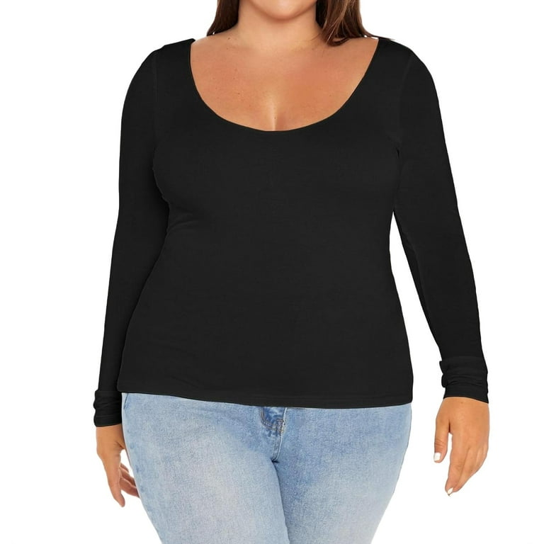 walmart shirts plus size