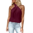 thumbnail image 1 of Womens Plus Size Tank Tops Halter Sleeveless Shirts 2026 Spring Summer Casual Tees, 1 of 6