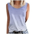 thumbnail image 1 of Womens Plus Size Tank Tops, Sleeveless Shirts for Women Summer Fashion Loose Fit Ombre Tie Dye Crewneck Tanks Blouses, 1 of 3