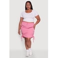thumbnail image 1 of Womens Plus Size Toggle Drawstring Waist Midi Skirt, 1 of 5