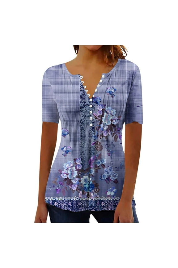 Womens Plus Size Tops Dressy Casual Womens Shirts Xl Petite Tops for Women Size Petite Ladies Short Sleeve Tops