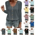 thumbnail image 1 of Womens Plus Size Tops Ndbuld Long Sleeve Shirts for Women Fall Tops Dressy Casual Blouses Pleated V Neck Tunic Tops Dark Gray XL, 1 of 5