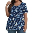 thumbnail image 1 of Womens Plus Size Tops Plus Size Womens Clothing Plus Size Graphic Tees for Women Summer 2025, 1 of 5