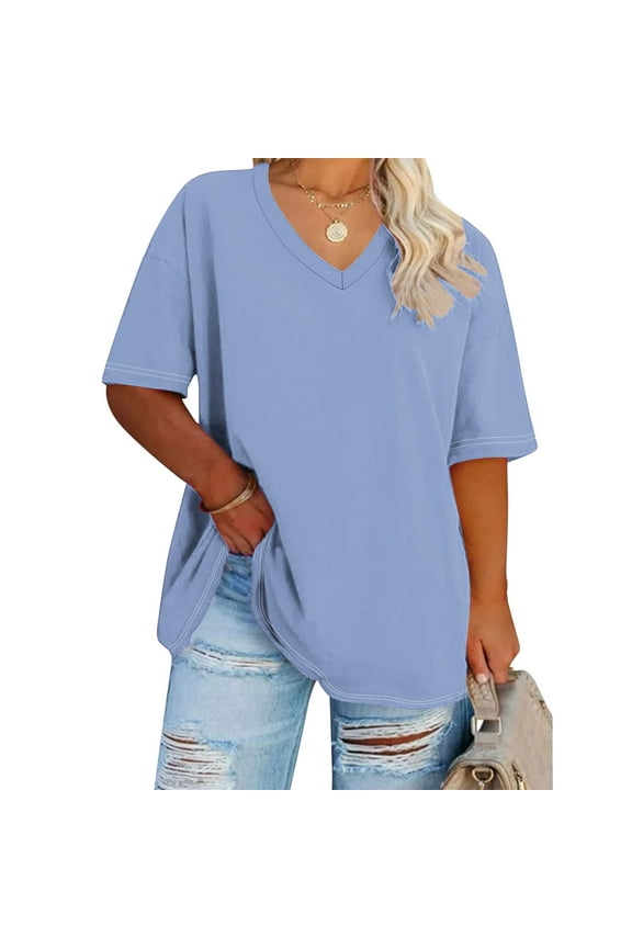 Plus Size Womens Clothing Women's Short Sleeve Tops Ladies' Blouses Women's Tunic Tops Dress Shirts