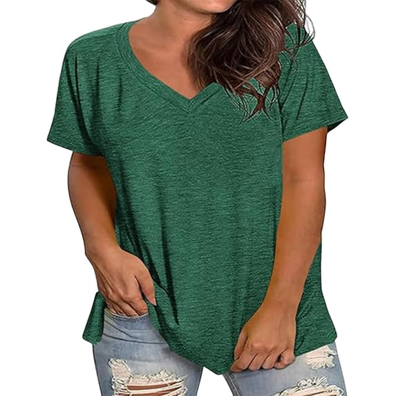 Womens Plus Size Tshirts Summer Short Sleeve Crew Neck Tee Loose Sports Running Fitness Gym Athletic Oversize Tunic Tops Exercise Breathable Workout Shirts