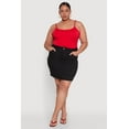 thumbnail image 1 of Womens Plus Size WAX High Waisted Cargo Skirt, 1 of 5