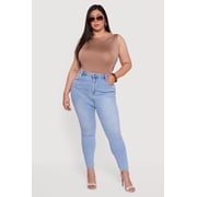 Womens Plus Size WAX Skinny Jeans