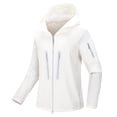thumbnail image 1 of Womens Plus Size Windbreaker, Rain Jacket Womens Waterproof Windbreaker Lightweight Hooded Casual Coat for Daily Hiking Cycling Coat S-5XL, 1 of 7
