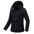 thumbnail image 1 of Womens Plus Size Windbreaker, Rain Jacket Womens Waterproof Windbreaker Lightweight Hooded Casual Coat for Daily Hiking Cycling Coat S-5XL, 1 of 7