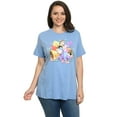 thumbnail image 1 of Womens Plus Size Winnie The Pooh Eeyore Tigger Piglet T-Shirt Blue, 1 of 3