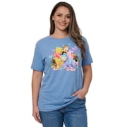 Womens Plus Size Winnie The Pooh Eeyore Tigger Piglet T-Shirt (Size 5X)