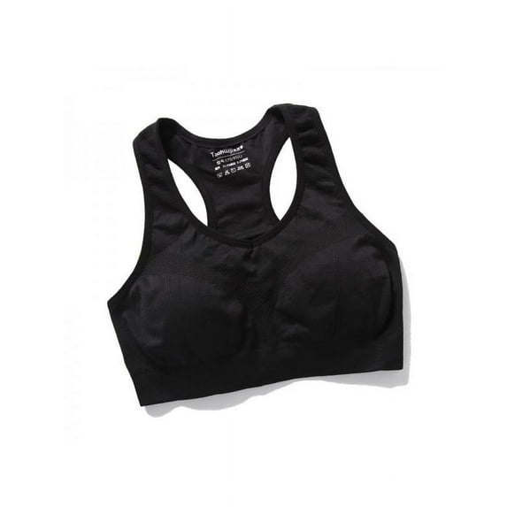 Womens Plus Size Wire-Free Bra Sports Bra