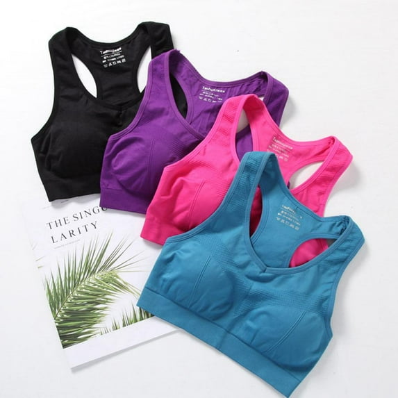 Womens Plus Size Wirefree Bra Sports Bras Women's Plus Size Pure Comfort Seamless Wirefree Bralettle