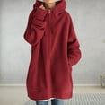 thumbnail image 1 of Womens Plus Size Zip up Hoodies Fleece Jackets Sweatshirts for Women Fall Fashion Outfits Sweaters Winter Warm Clothes with Pockets, 1 of 7