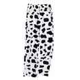 thumbnail image 1 of Womens Plush Pajama Pants Flannel Elastic Waist Fuzzy Fleece Lounge Print Pants Cozy Cute Winter Warm Pj Bottoms (XL, White), 1 of 7