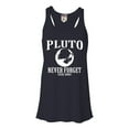 thumbnail image 1 of Womens Pluto Never Forget 1930 - 2006 Funny Science Flowy Racerback Tank Top T-Shirt, 1 of 1