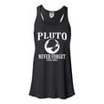 thumbnail image 1 of Womens Pluto Never Forget 1930 - 2006 Funny Science Flowy Racerback Tank Top T-Shirt, 1 of 1