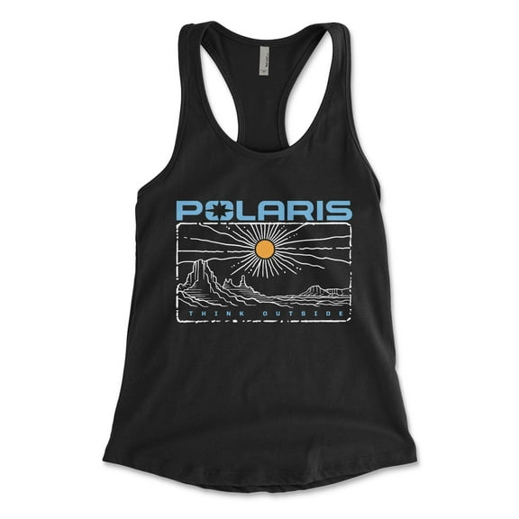 Womens Polaris Racerback Think Outside Tank Top