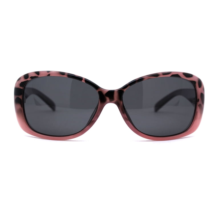 Chic Black and Pink Women\'s Sunglasses Pink Floral/Black Thick Geek-Chic Geometric Tinted  main image 3