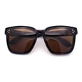 thumbnail image 1 of Womens Polarized Inset Lens Oversized Horn Rim Compact Fit Over Sunglasses Tortoise - Brown, 1 of 8