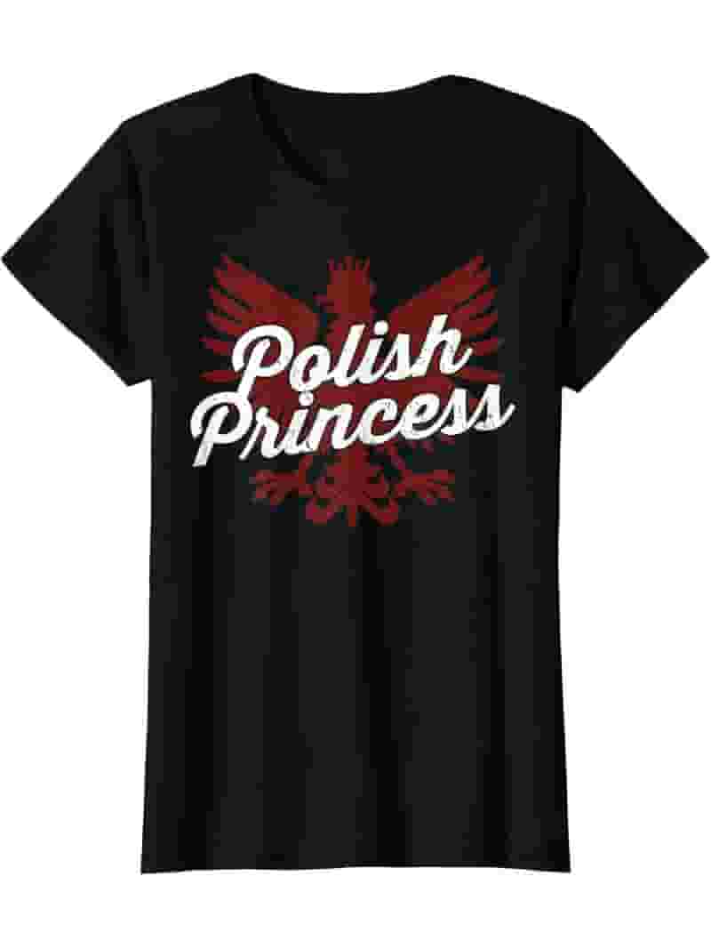 Womens Polish Princess Polska T-Shirt Womens Polish Princess Polska T-Shirt