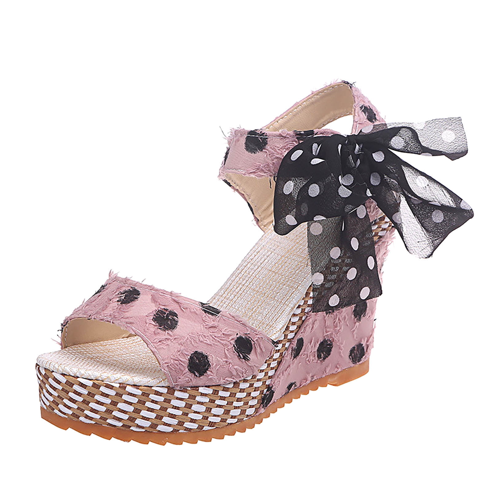 Polka dot hotsell platform sandals