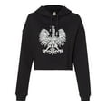 thumbnail image 1 of Womens Polska Eagle Polish Pride Poland Cropped Hooded Sweatshirt, 1 of 1