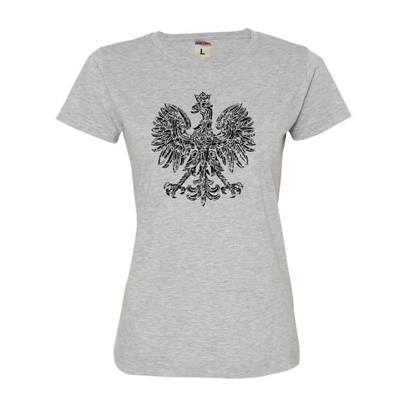 Womens Polska Eagle Polish Pride Poland Deluxe Soft T-Shirt