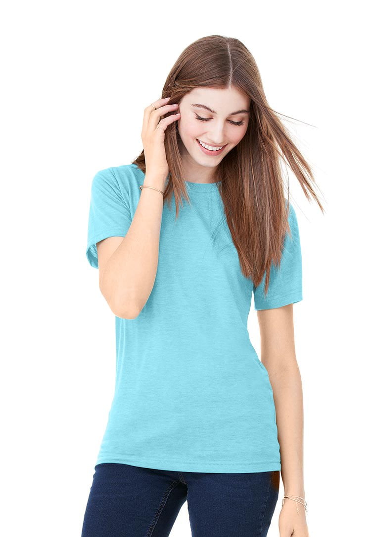 Womens Poly-Cotton Short-Sleeve T-Shirt