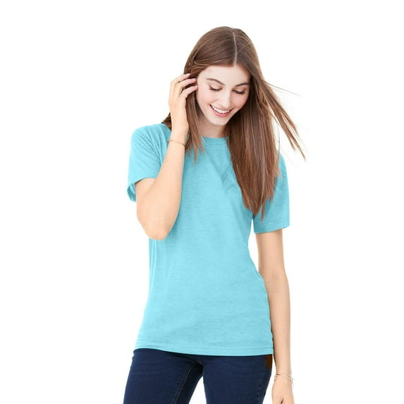 Womens Poly-Cotton Short-Sleeve T-Shirt