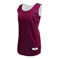 thumbnail image 1 of Womens Polyester Tricot Reversible Tank Top, Cardinal & White - Extra Large, 1 of 1
