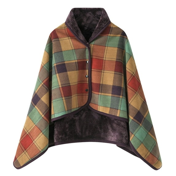Womens Poncho Sweater Wrap - Elegant Knitted Shawl Cape for Fall Winter Stylish Topper Accessory